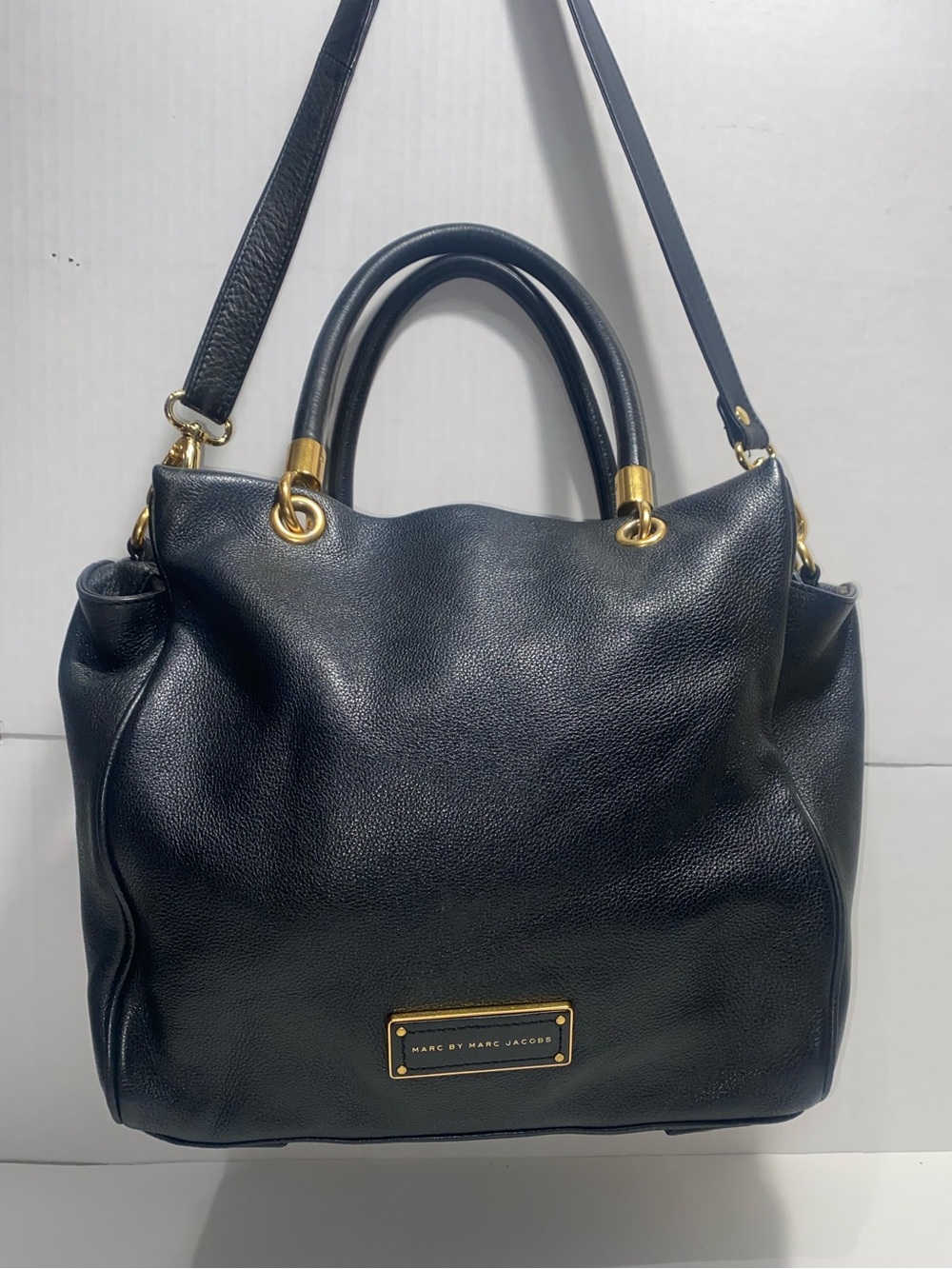 Marc by Marc Jacobs Bentley Winged Black Leather Tote Bag M0009422